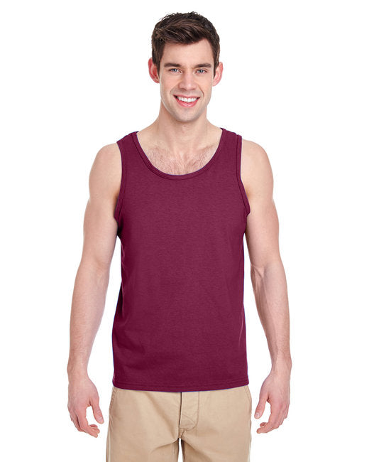 Custom Gildan Adult Heavy Cotton™ Tank designed for schools, events, and teams, featuring durable fabric and vibrant printing