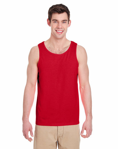 Custom Gildan Adult Heavy Cotton™ Tank designed for schools, events, and teams, featuring durable fabric and vibrant printing