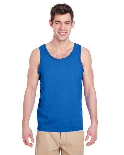 Custom Gildan Adult Heavy Cotton™ Tank designed for schools, events, and teams, featuring durable fabric and vibrant printing