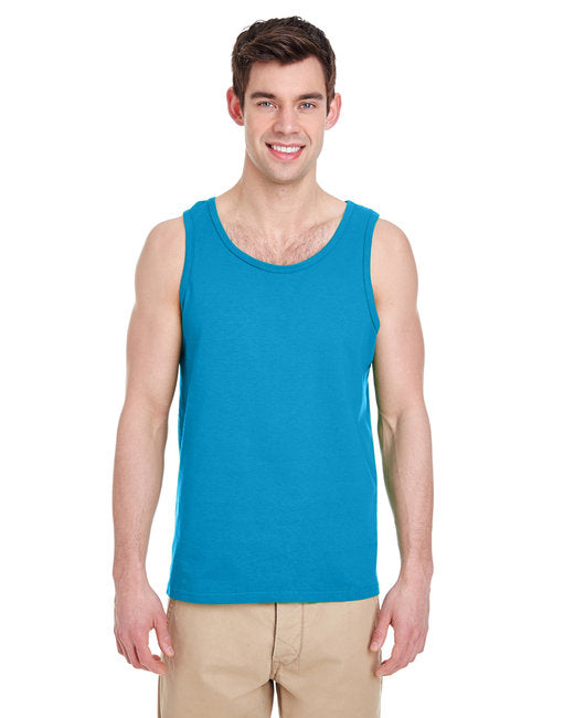 Custom Gildan Adult Heavy Cotton™ Tank designed for schools, events, and teams, featuring durable fabric and vibrant printing