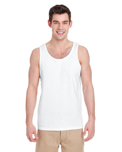 Custom Gildan Adult Heavy Cotton™ Tank designed for schools, events, and teams, featuring durable fabric and vibrant printing