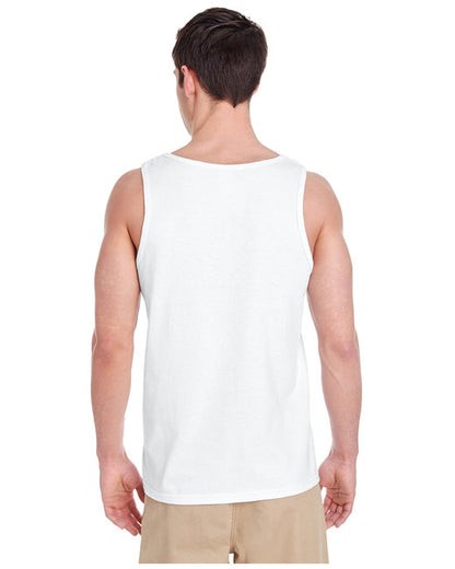 Custom Gildan Adult Heavy Cotton™ Tank designed for schools, events, and teams, featuring durable fabric and vibrant printing